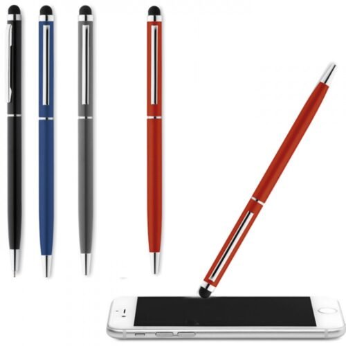 Μεταλλικό Στυλό Touch Pen Aluminum Color με Χάραξη Laser