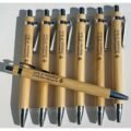 Οικολογικό Στυλό Bamboo με Shiny Chrome Fitting & Εκτύπωση