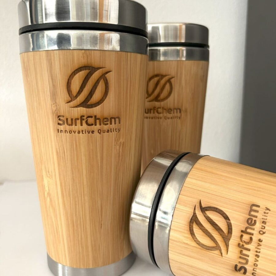Οικολογικός Θερμός Bamboo Nature με Χάραξη Laser