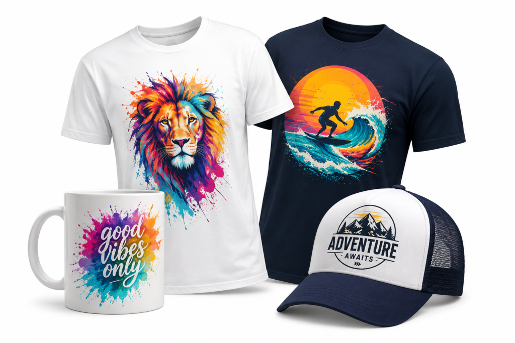 Mugs, Tshirts, Hats