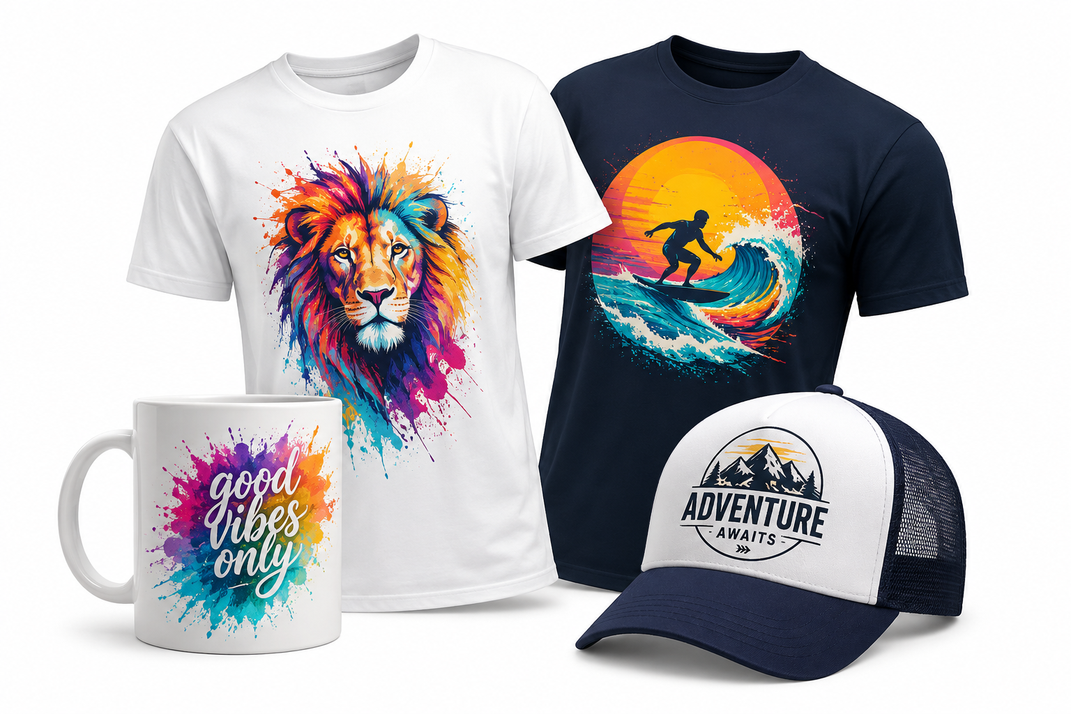 Κούπες, T-shirts & Καπέλα
