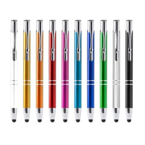Μεταλλικό Στυλό Αλουμινίου Touch Pen σε 9 Χρώματα με Χάραξη Laser Κωδ. R8090-019 (0,55€)
