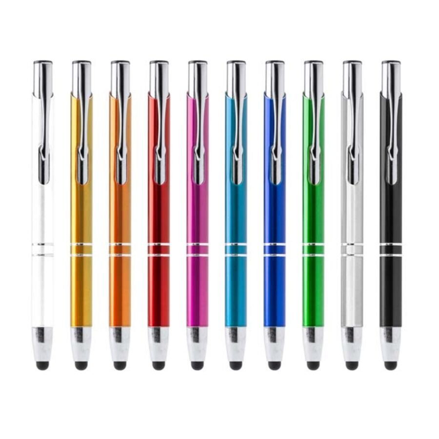 Μεταλλικό Στυλό Αλουμινίου Touch Pen σε 9 Χρώματα με Χάραξη Laser Κωδ. R8090-019 (0,55€)