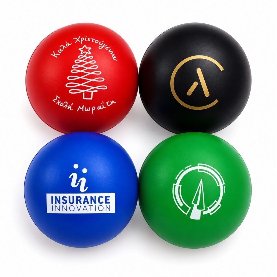 Μπαλάκι Αντιστρές 7cm (Anti-stress Ball) με Εκτύπωση ή Χάραξη Laser Κωδ. 01332-042 (0,75€)